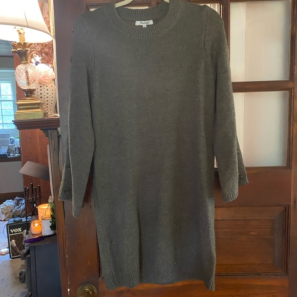 Madewell Donegal Button-Sleeve Sweater-Dress - Picture 6 of 10